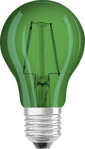 Osram LED EEK A+ (A++ - E) E27 Glühlampenform 2.5W = 15W Grün (Ø x L) 55mm x 105mm Filament 1St.