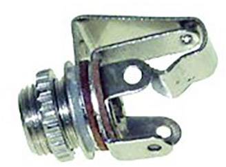 TRU Components 1559776 Klinken-Steckverbinder 6.35mm Buchse, Einbau Polzahl: 3 Stereo Silber