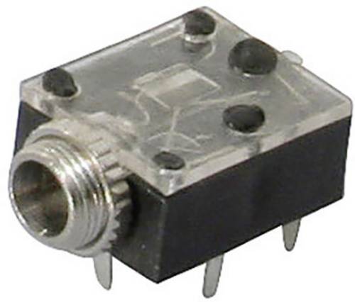 TRU Components 1559785 Klinken-Steckverbinder 3.5 mm Buchse, Einbau horizontal Polzahl: 3 Stereo Sc
