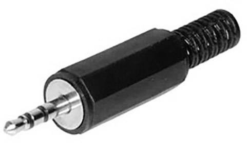 TRU Components 1559800 Klinken-Steckverbinder 2.5mm Stecker, gerade Polzahl: 3 Stereo Schwarz