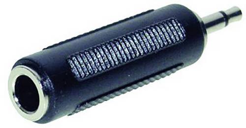 TRU Components Klinken-Adapter Klinkenstecker 3.5 mm - Klinkenbuchse 6.35 mm Stereo