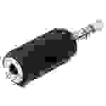 TRU Components Klinken-Adapter Klinkenstecker 3.5mm - Klinkenbuchse 3.5mm Mono Polzahl:2