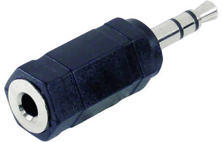 TRU Components Klinken-Adapter Klinkenstecker 3.5mm - Klinkenbuchse 3.5mm Mono Polzahl:2