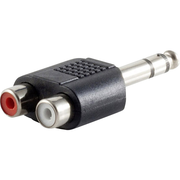 TRU Components Klinken-Adapter Klinkenstecker 3.5mm - Cinch-Buchse Stereo Polzahl (num):3