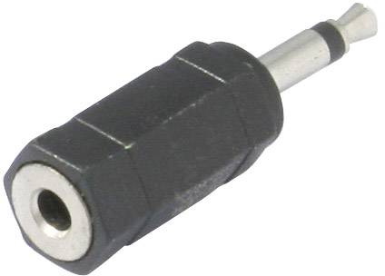 TRU Components Klinken-Adapter Klinkenstecker 3.5mm - Klinkenbuchse 3.5mm Mono Polzahl:2