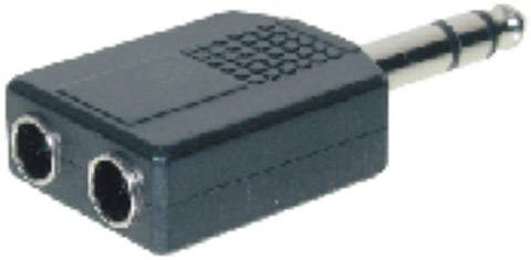 TRU Components Klinken-Adapter Klinkenstecker 6.35 mm - Klinkenbuchse 6.35 mm Stereo Polzahl:3