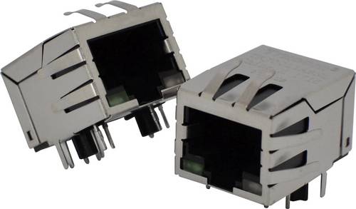 Trxcom RJ45-Steckverbinder Buchse, Einbau horizontal Metall TRJ0011ABNL 1St.