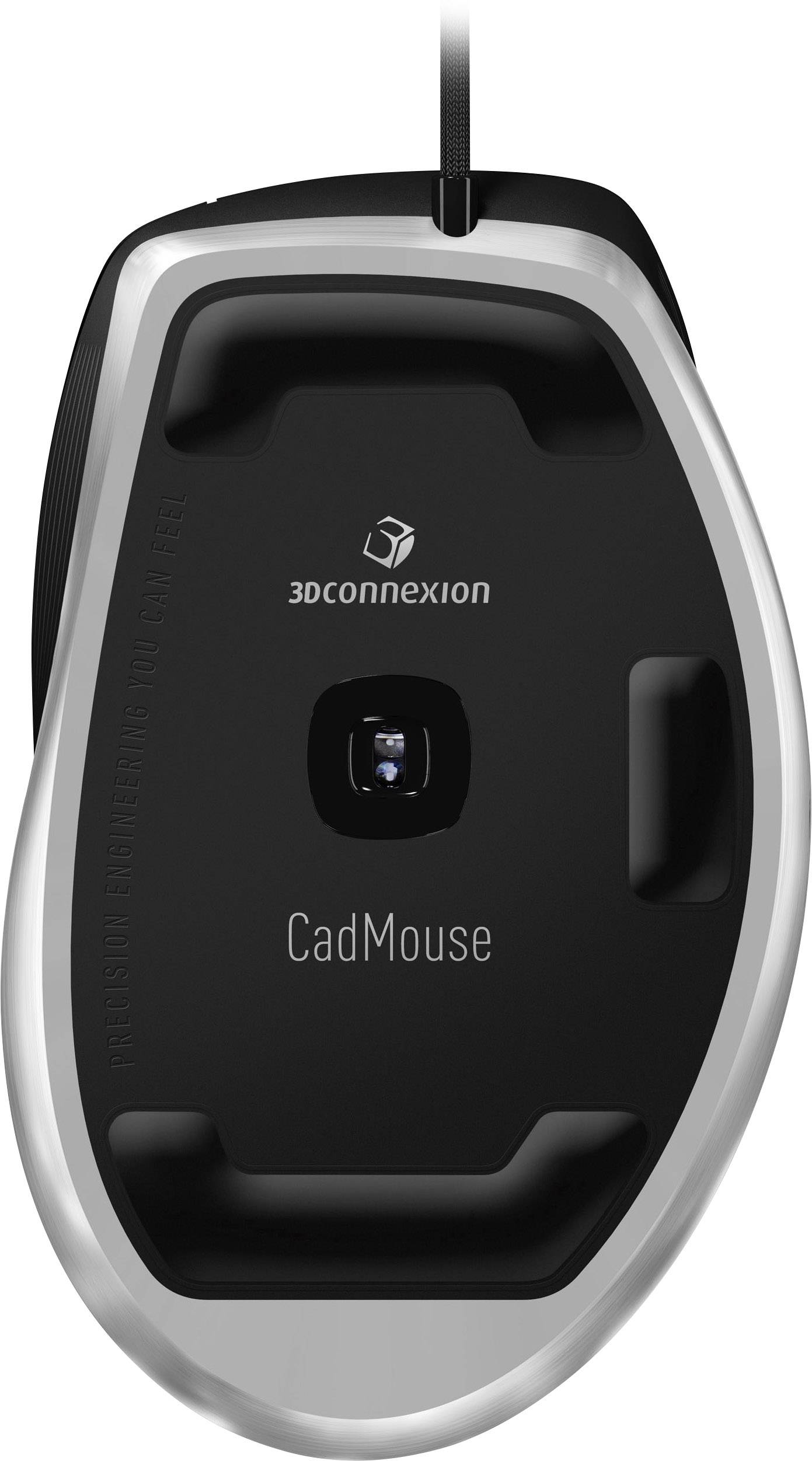 3Dconnexion CadMouse Kabelgebunden 3D-Maus Laser Ergonomisch Schwarz