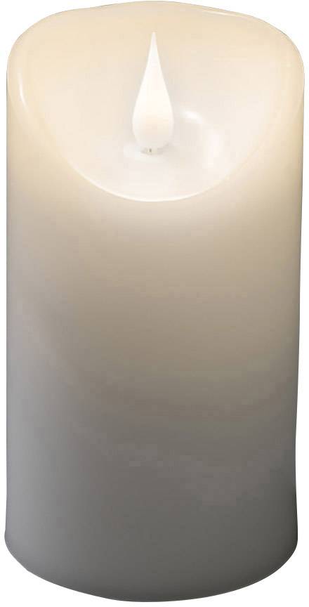 Konstsmide 1830-100 LED-Echtwachskerze Weiß Warmweiß