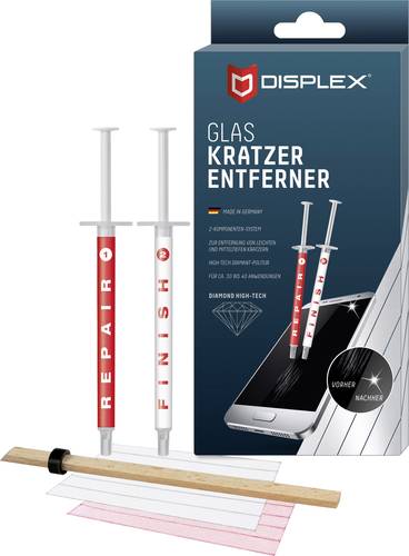 Displex Glas Kratzer Entferner 2 Komponenten System