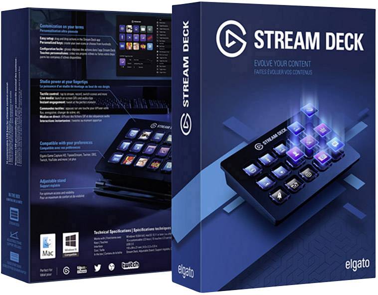 Elgato Stream Deck Mini 10GAI9901 Beleuchtet, Display