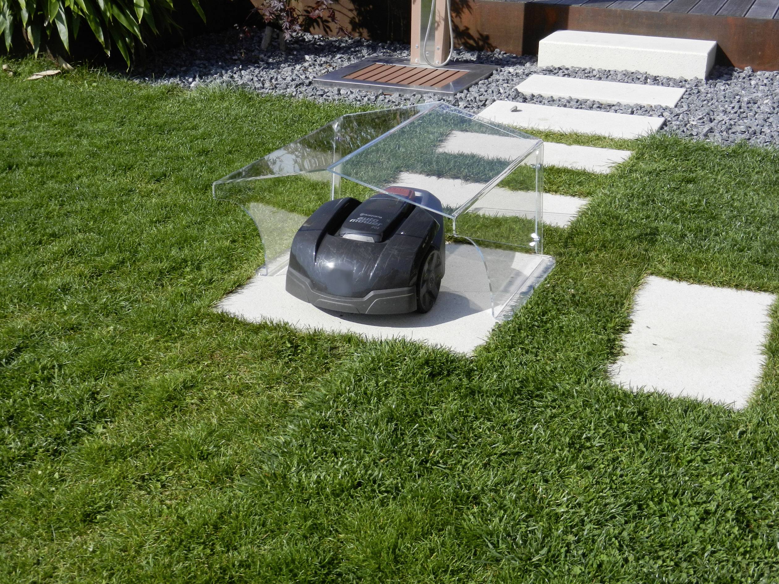 Working Robots D3223 Garage Passend für Marke: Husqvarna, Gardena, Stiga, Wolf Garten