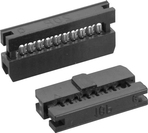 TRU Components TC-0686343-30-60-1Pfosten-Steckverbinder Rastermaß: 2mm Polzahl Gesamt: 30 Anzahl Reihen: 2