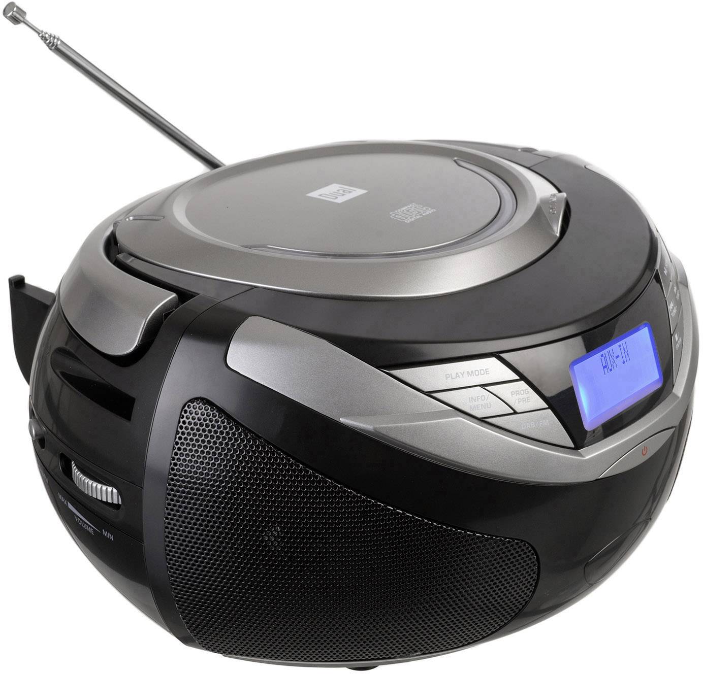 Dual DAB-P 150 CD-Radio DAB+, UKW AUX, CD Schwarz