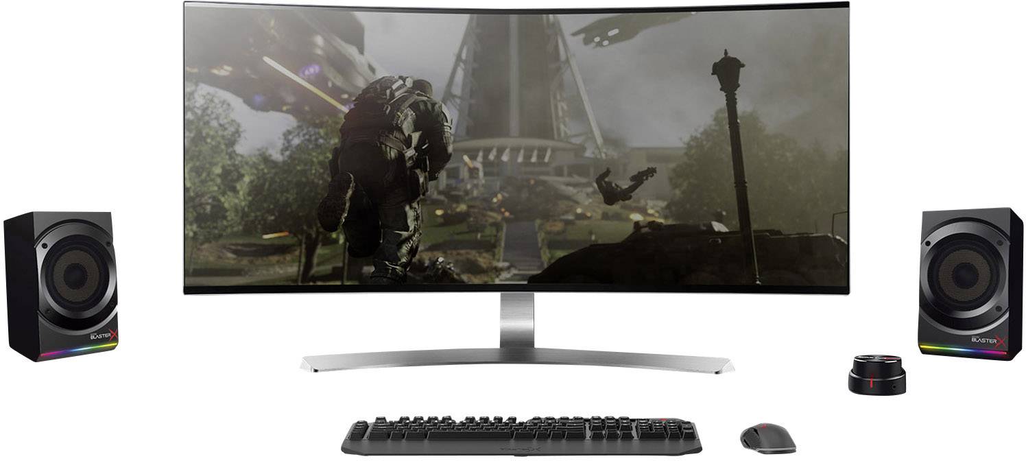 Creative Sound BlasterX Kratos S5 - Lautsprechersystem - für PC - 2.1-Kanal - Schwarz