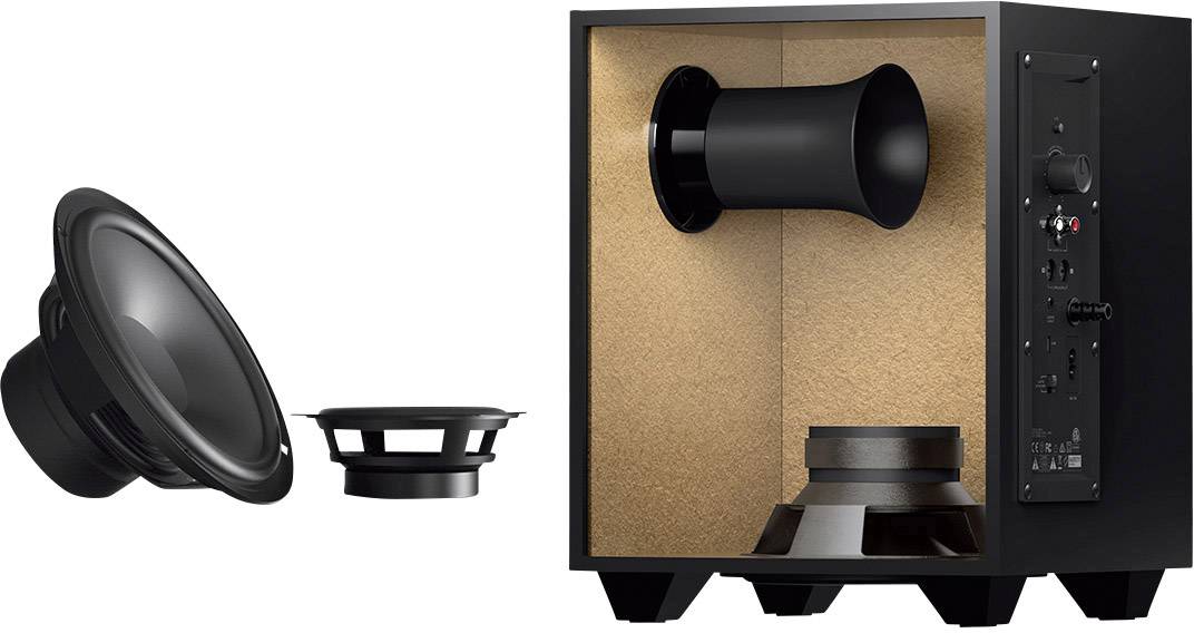 Creative Sound BlasterX Kratos S5 - Lautsprechersystem - für PC - 2.1-Kanal - Schwarz