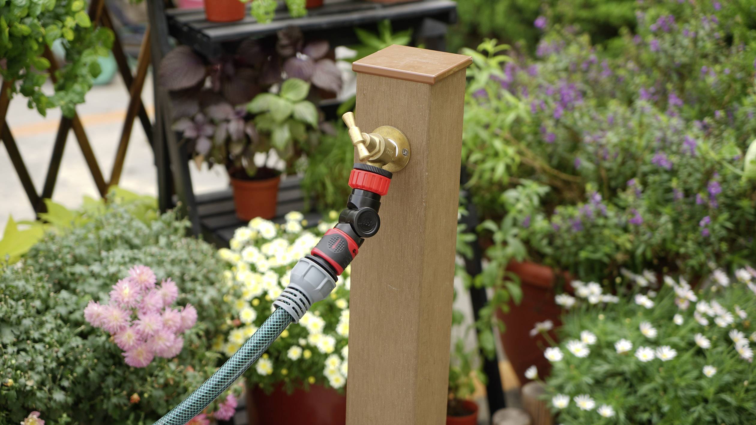 TOOLCRAFT 1561113 Schlauch-Winkelverbinder Steckkupplung, 30,3mm (1") IG, 19mm (3/4") Ø