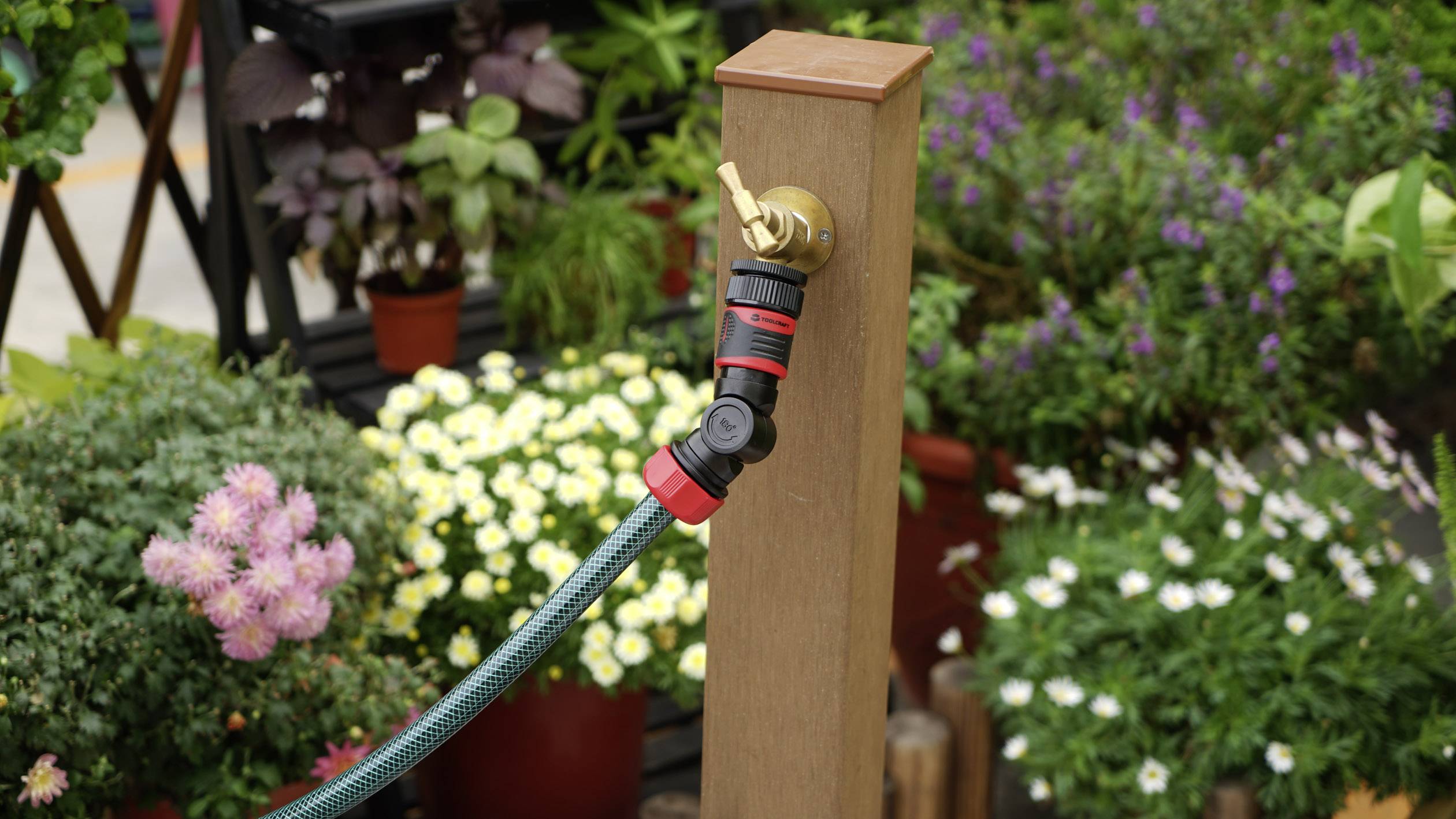 TOOLCRAFT 1561119 Schlauch-Winkelverbinder 19mm (3/4") Ø