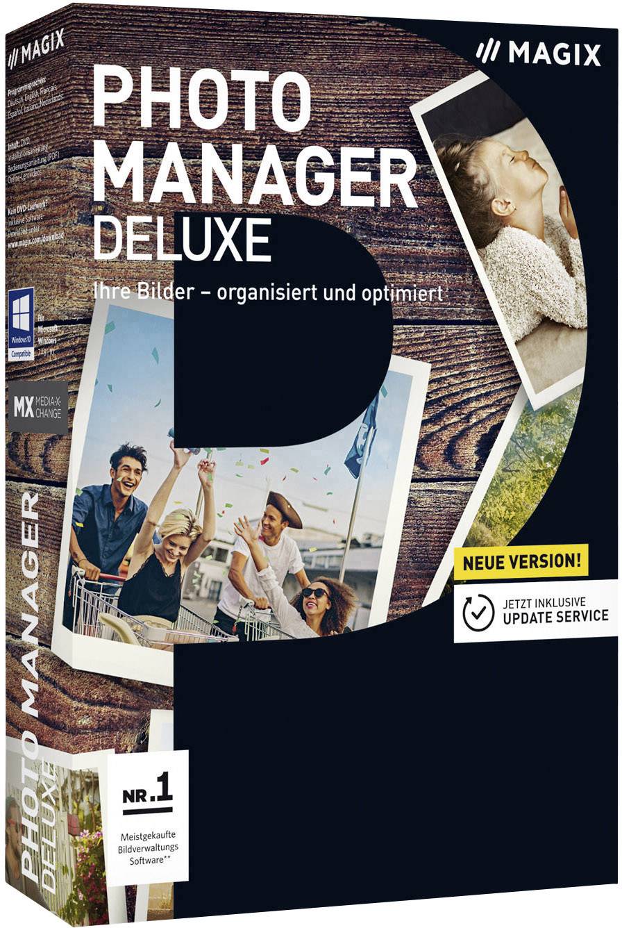 Magix Photo Manager Deluxe Vollversion, 1 Lizenz Windows Bildbearbeitung