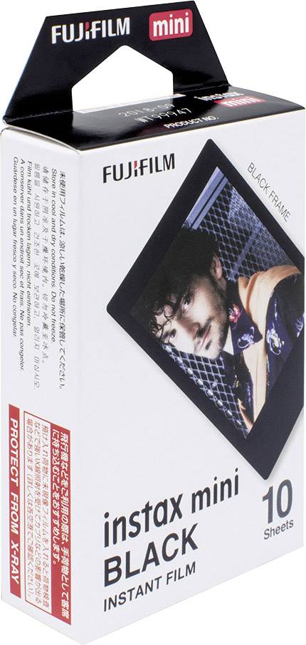 Fujifilm Instax Mini Black Frame Sofortbild-Film