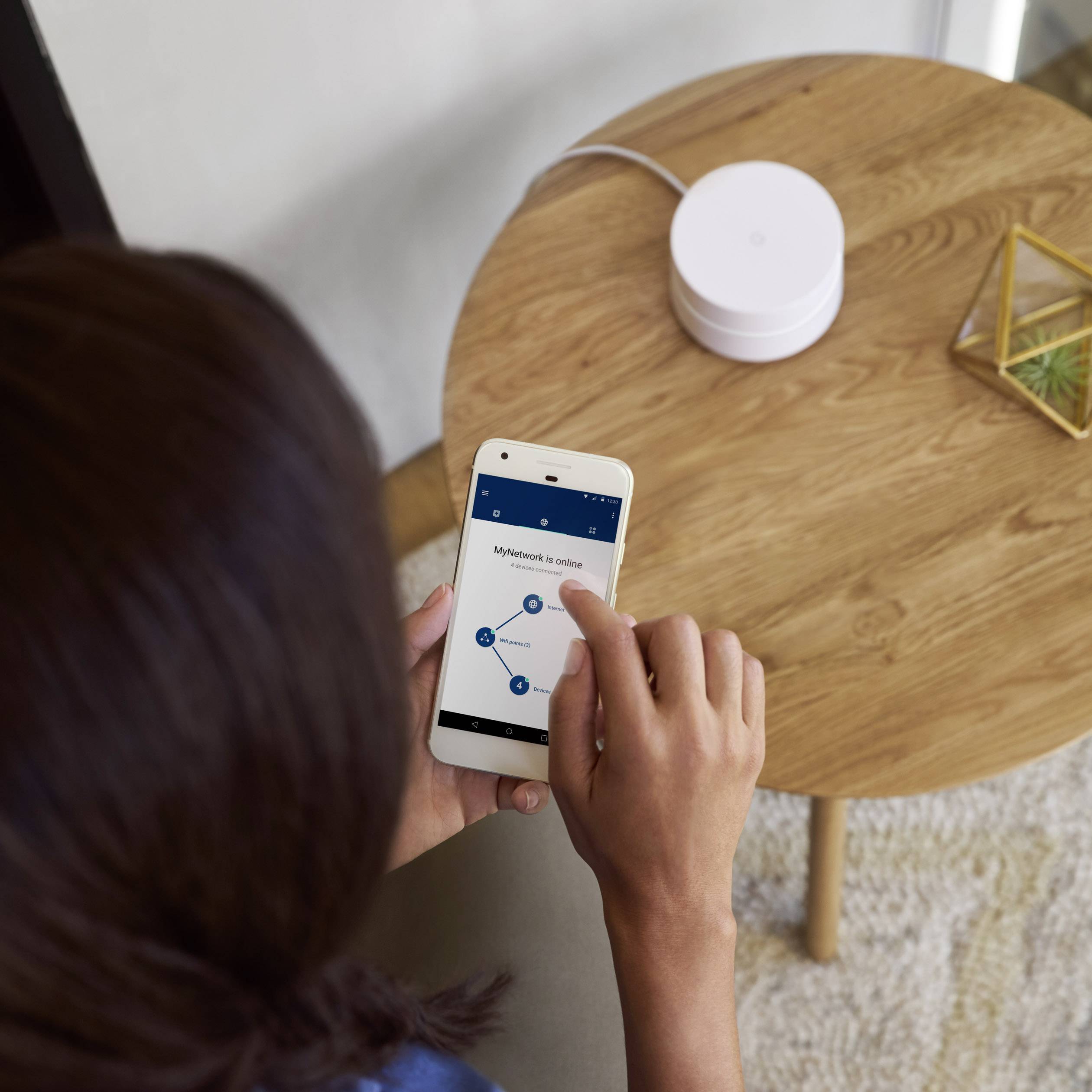 Google Wifi 2er-Pack WLAN Router  2.4 GHz, 5 GHz