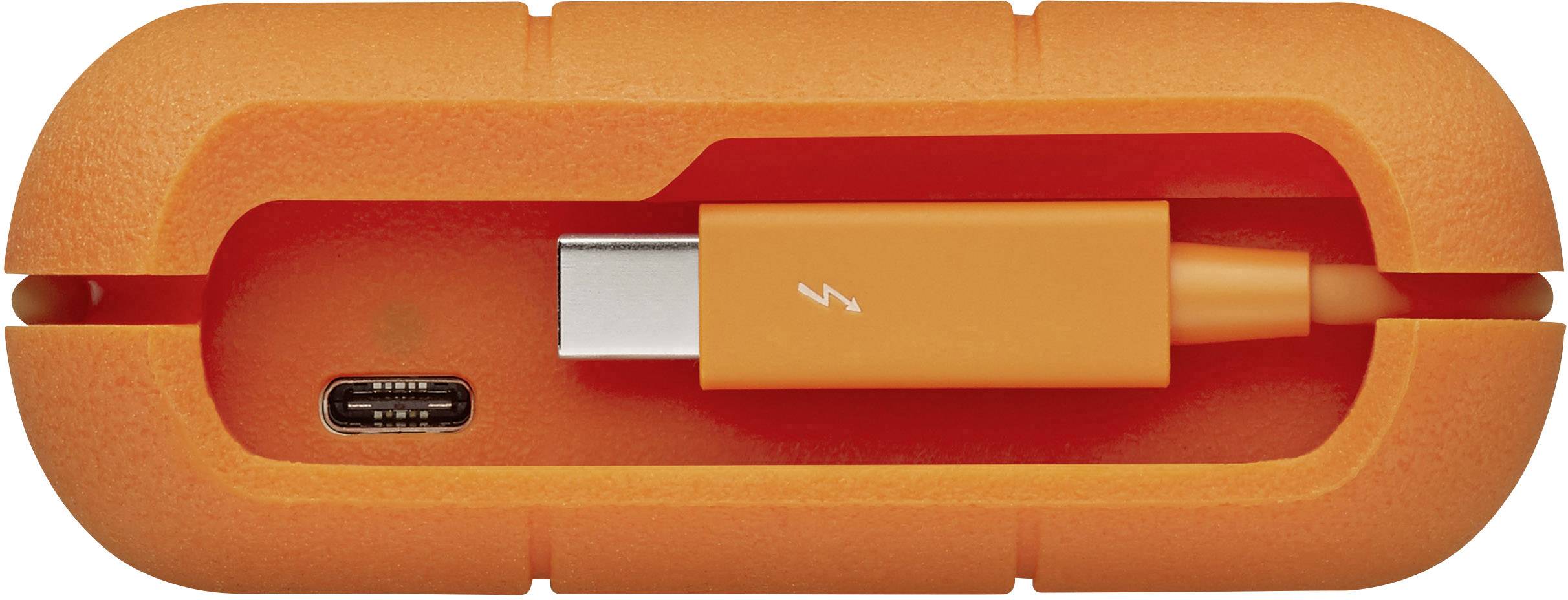 LaCie Rugged Thunderbolt 5TB Externe Festplatte 6.35cm (2.5 Zoll) USB-C™, Thunderbolt Silber, Orange STFS5000800