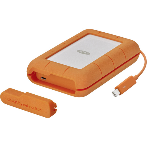 LaCie Rugged Thunderbolt 5TB Externe Festplatte 6.35cm (2.5 Zoll) USB-C™, Thunderbolt Silber, Orange STFS5000800