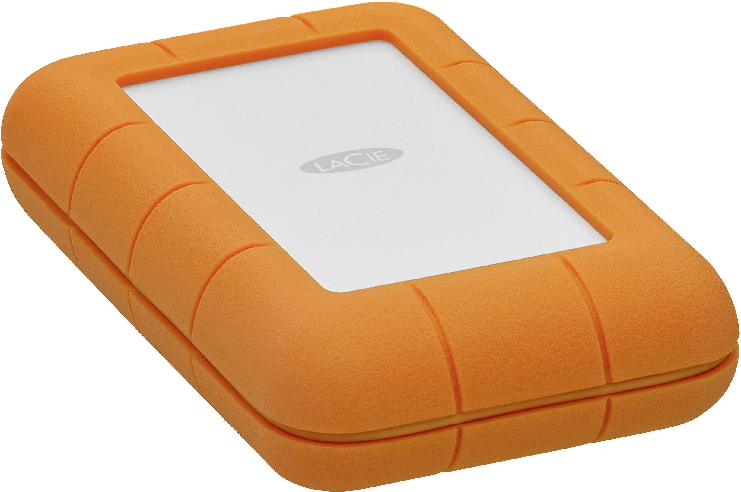 LaCie Rugged Thunderbolt 5TB Externe Festplatte 6.35cm (2.5 Zoll) USB-C™, Thunderbolt Silber, Orange STFS5000800