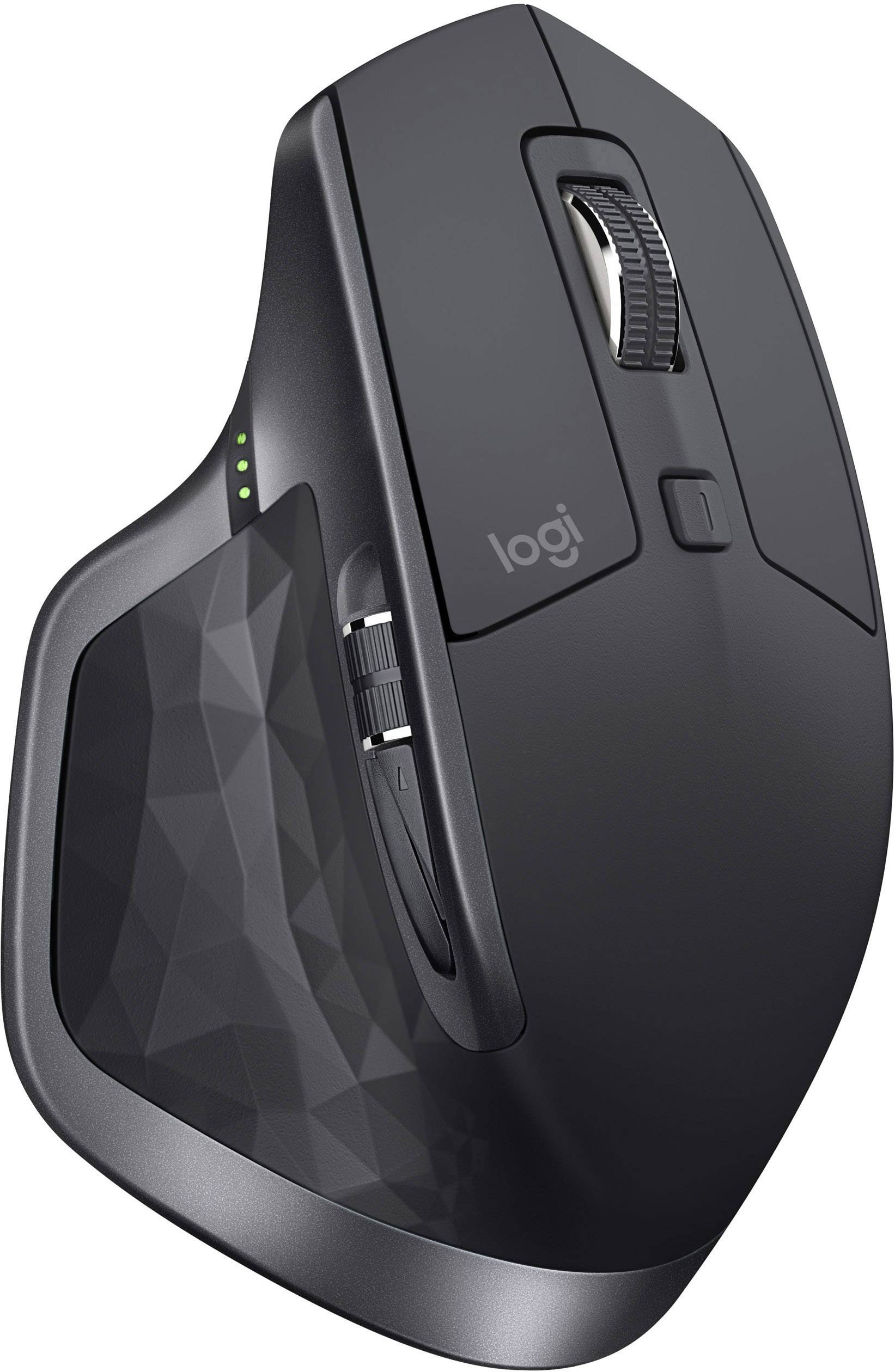 Logitech MX Master 2S Maus Bluetooth® Laser Graphite 6 Tasten 4000 dpi Wiederaufladbar, Ergonomisch