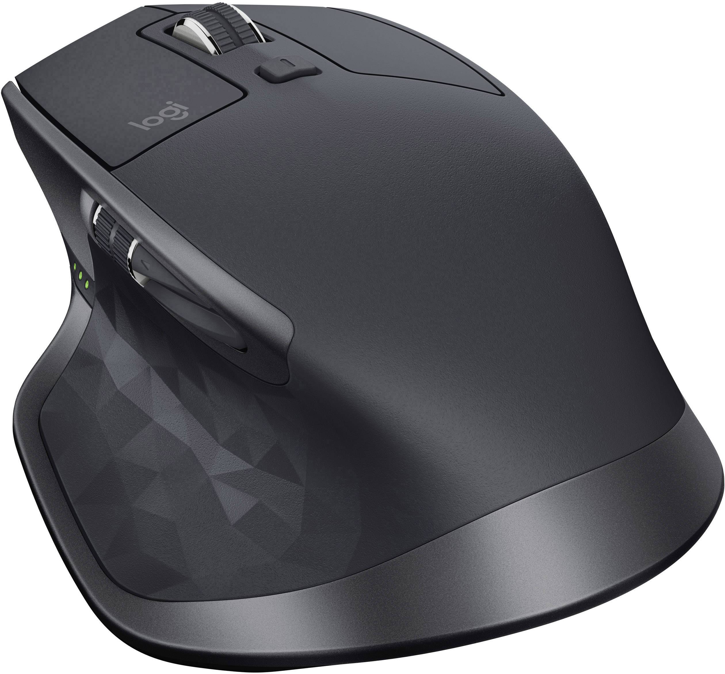 Logitech MX Master 2S Maus Bluetooth® Laser Graphite 6 Tasten 4000 dpi Wiederaufladbar, Ergonomisch