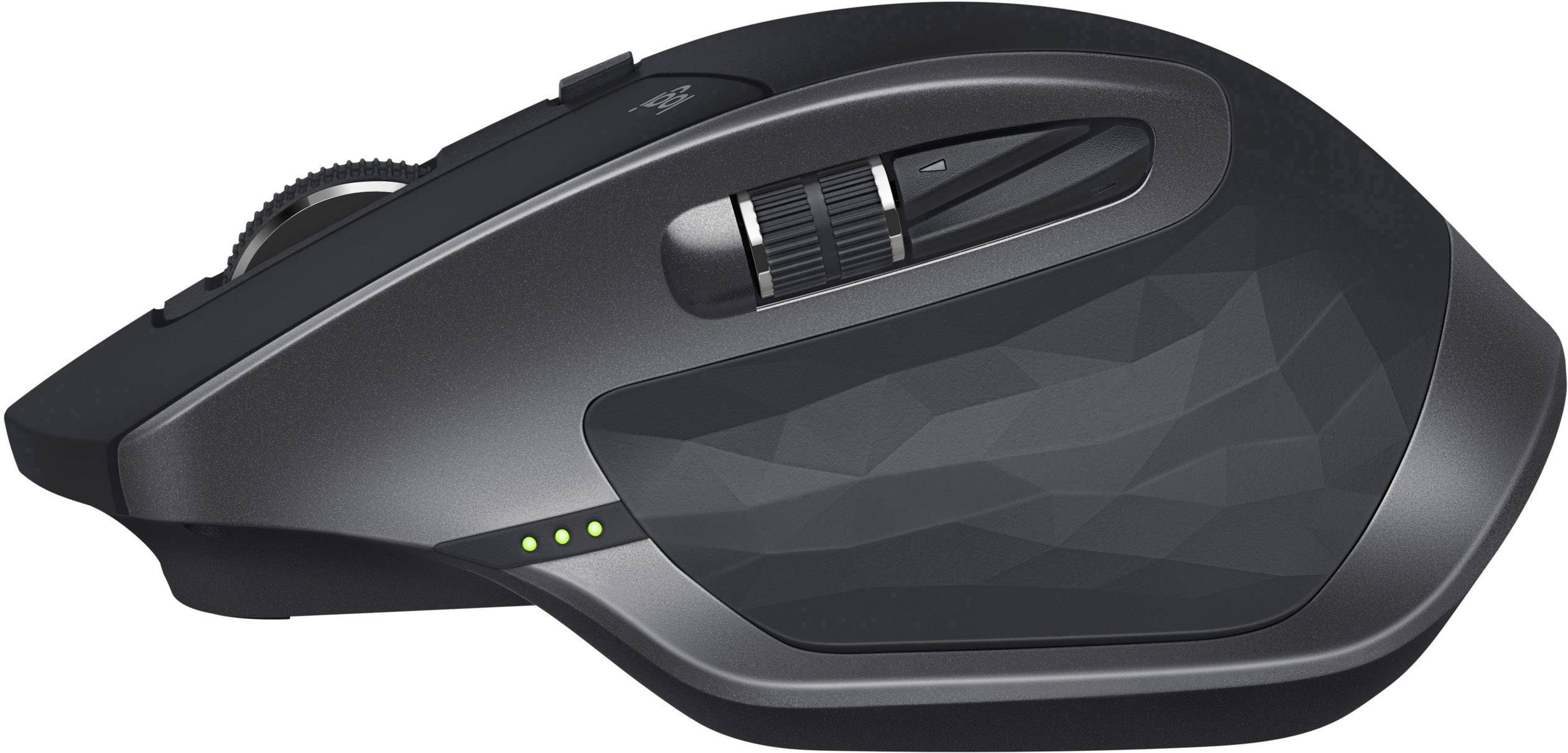 Logitech MX Master 2S Maus Bluetooth® Laser Graphite 6 Tasten 4000 dpi Wiederaufladbar, Ergonomisch