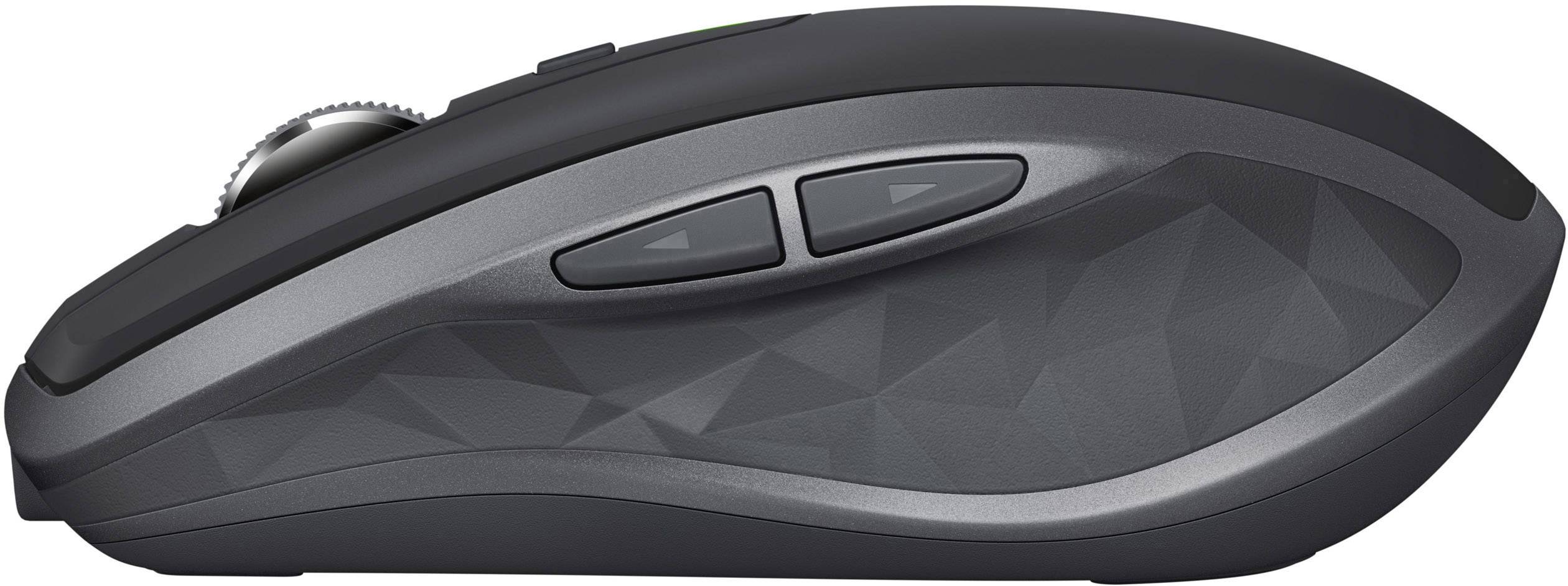 Logitech MX Anywhere 2S Maus Bluetooth®, Funk Laser Graphite 7 Tasten 4000 dpi Wiederaufladbar