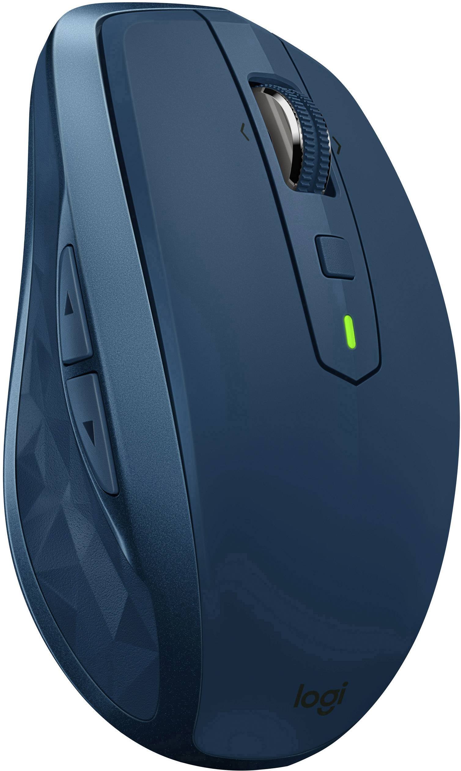 Logitech MX Anywhere 2S Bluetooth® Maus Laser Wiederaufladbar Mitternachtsblau