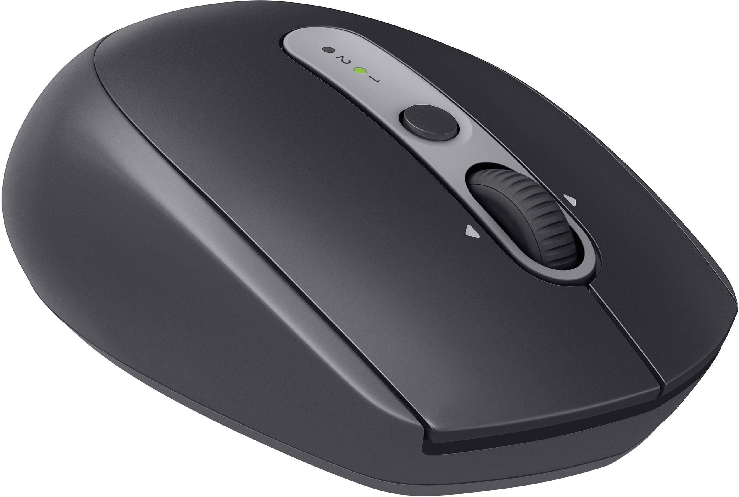Logitech M590 Silent Maus Bluetooth®, Funk Optisch Graphite 7 Tasten 1000 dpi Geräuscharme Tasten