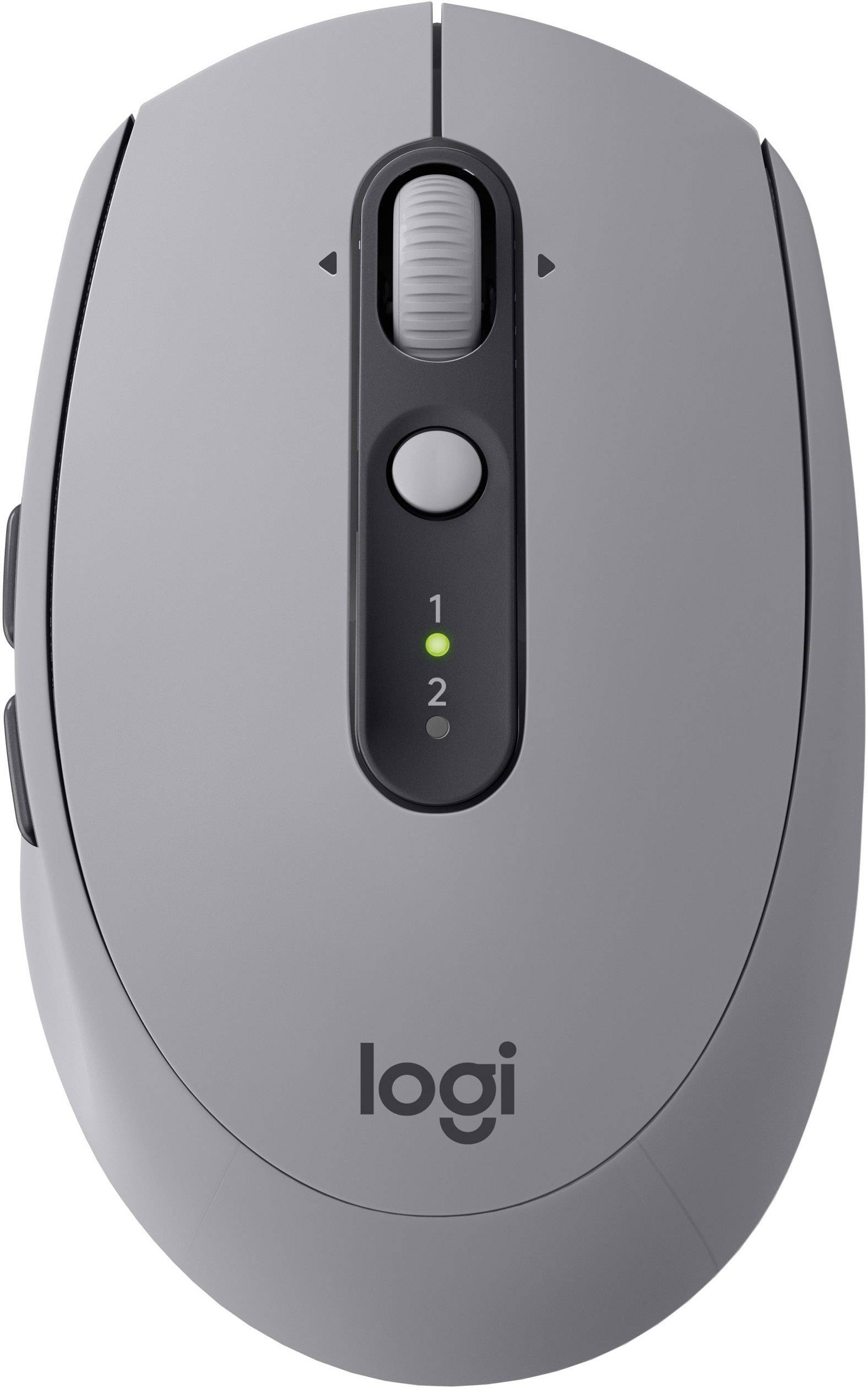 Logitech M590 Silent Kabellose Maus Bluetooth®, Funk Optisch Grau 7 Tasten 1000 dpi Geräuscharme Tasten