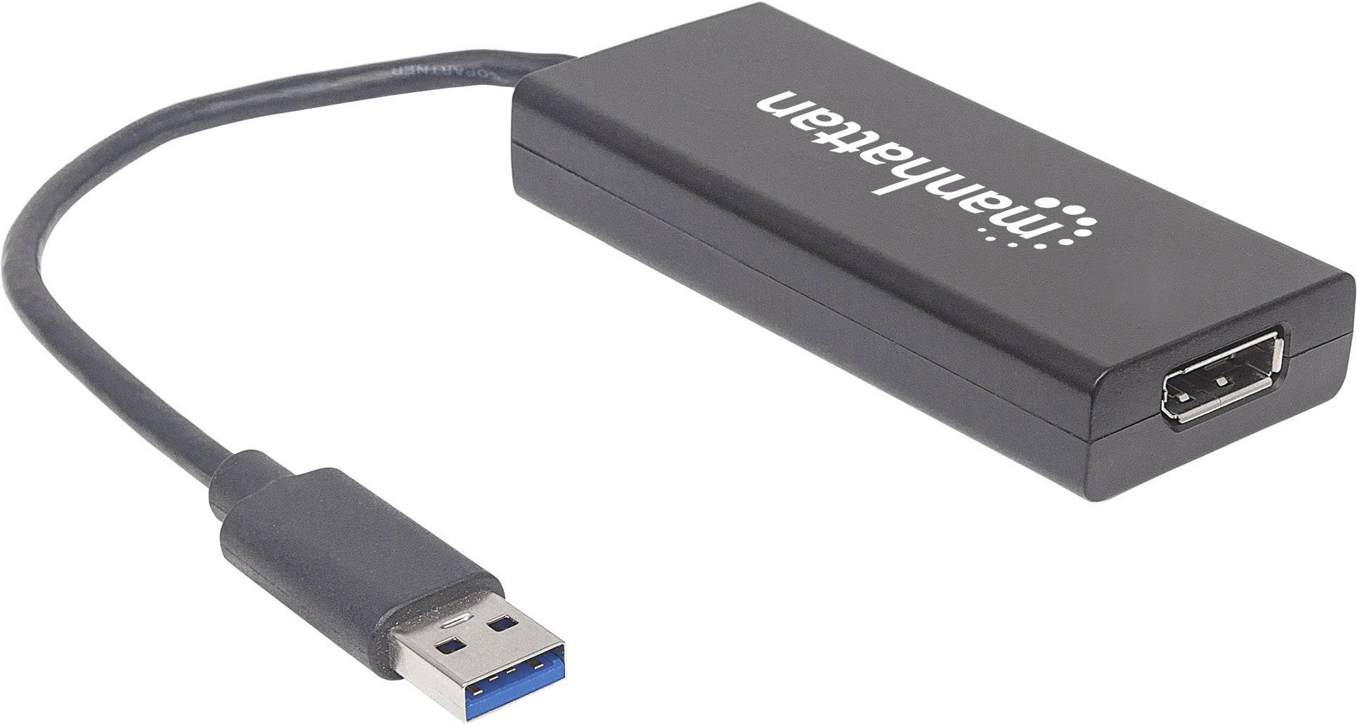 Manhattan USB 3.0 auf DisplayPort-Konverter 152327, 1x -00766623152327
