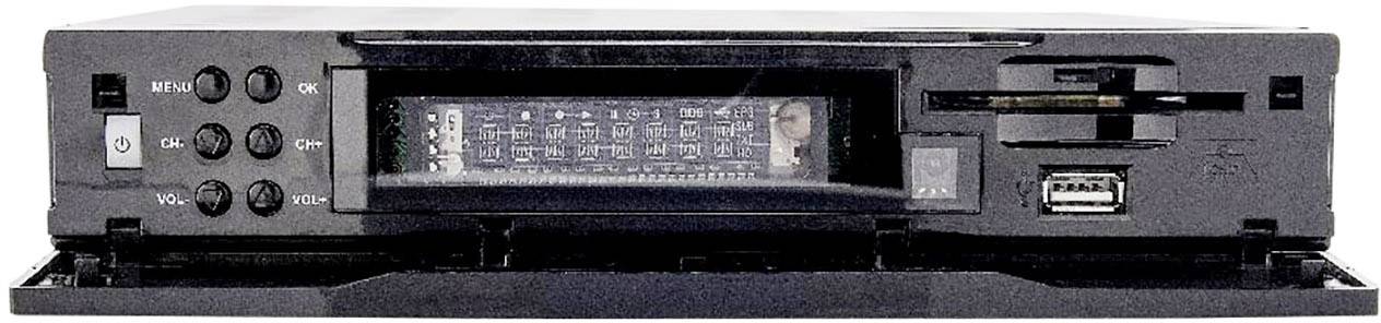 fuba ODS 400 HD-SAT-Receiver Aufnahmefunktion, Unicable 2-fähig, LAN-fähig, Front-USB, Ethernet-Anschluss, Kartenleser