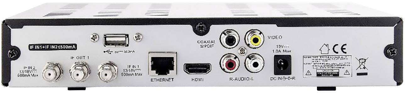 fuba ODS 400 HD-SAT-Receiver Aufnahmefunktion, Unicable 2-fähig, LAN-fähig, Front-USB, Ethernet-Anschluss, Kartenleser