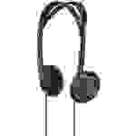 Thomson HED1115BK On Ear Kopfhörer kabelgebunden Schwarz Leichtbügel
