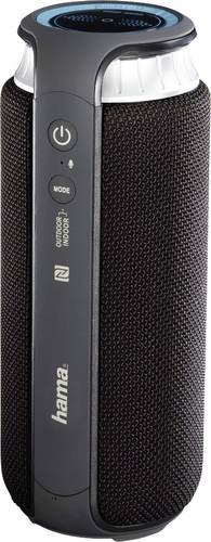 Hama Soundcup-L Bluetooth® Lautsprecher AUX, Freisprechfunktion, spritzwassergeschützt Schwarz