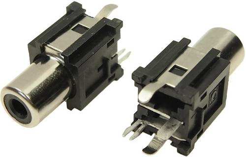 Cliff FC68375 Cinch-Steckverbinder Buchse, Einbau vertikal
