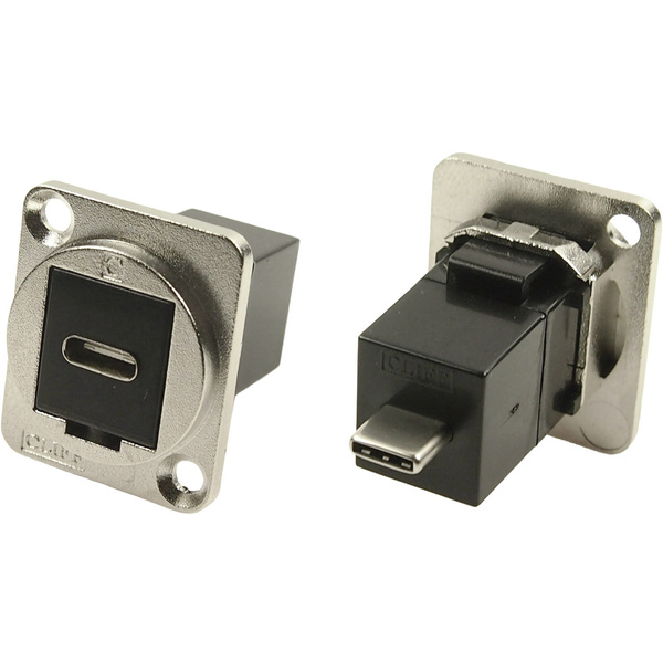 Cliff XLR Adapter USB-C™ Buchse auf USB-C™ Stecker Adapter, Einbau CP30211M  Inhalt: 1St.
