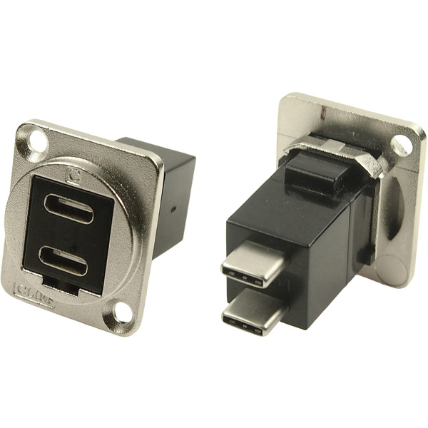Cliff XLR Adapter USB-C™ Buchse auf USB-C™ Stecker Adapter, Einbau  CP30212MB Inhalt: 1St.