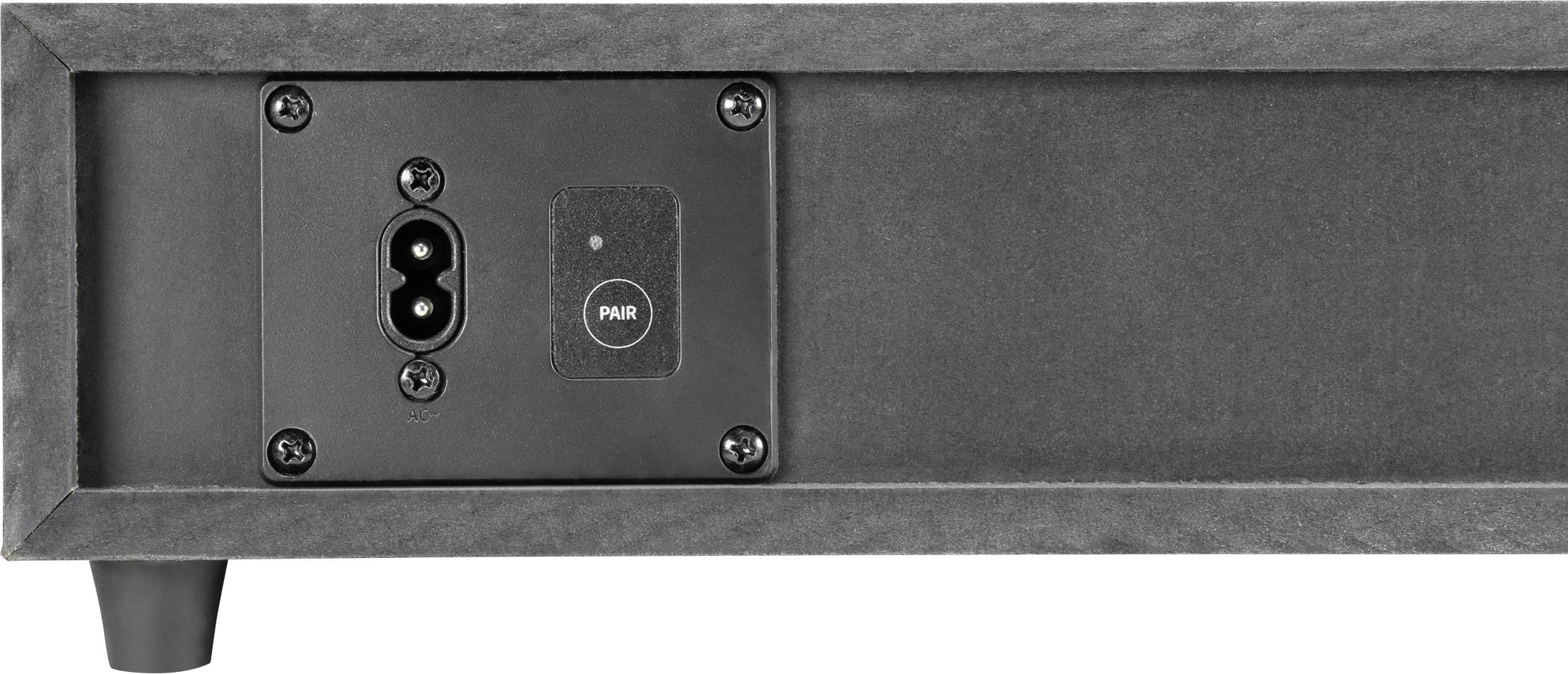 Renkforce RF-TB240WW Soundbar Schwarz inkl. kabellosem Subwoofer, Bluetooth®, NFC