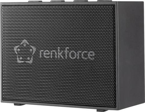 Renkforce BlackBox1 Bluetooth® Lautsprecher Freisprechfunktion, AUX Schwarz
