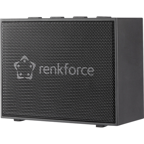 Renkforce BlackBox1 Enceinte Bluetooth fonction mains libres, AUX noir