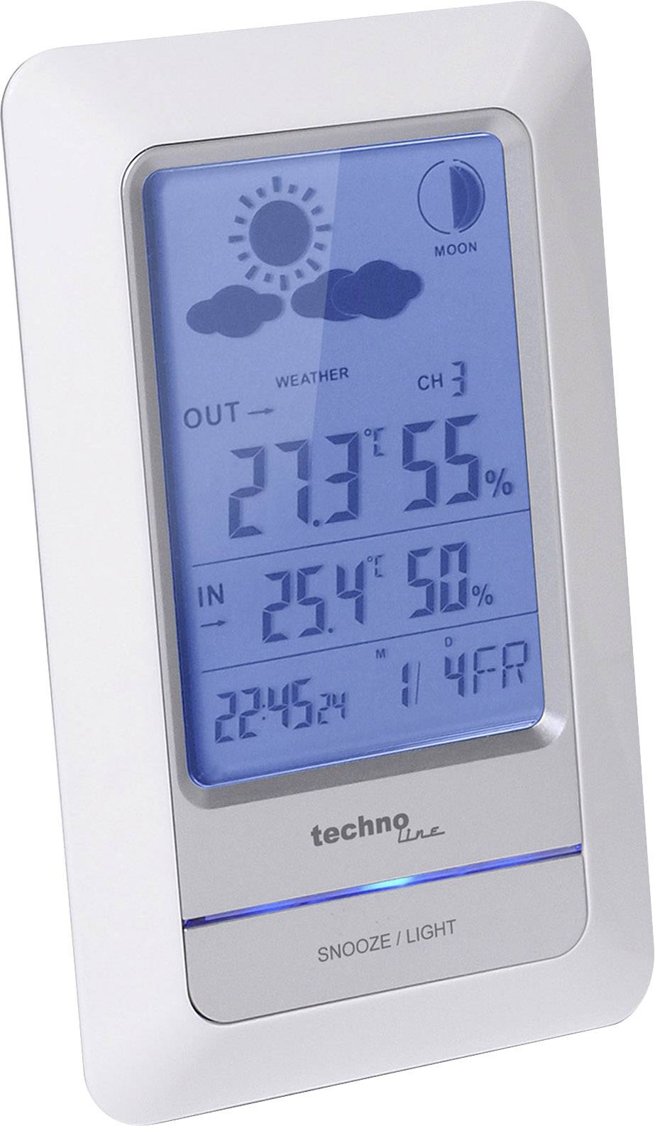 Techno Line WS 6740 Funk-Wetterstation Anzahl Sensoren max. 3 St.