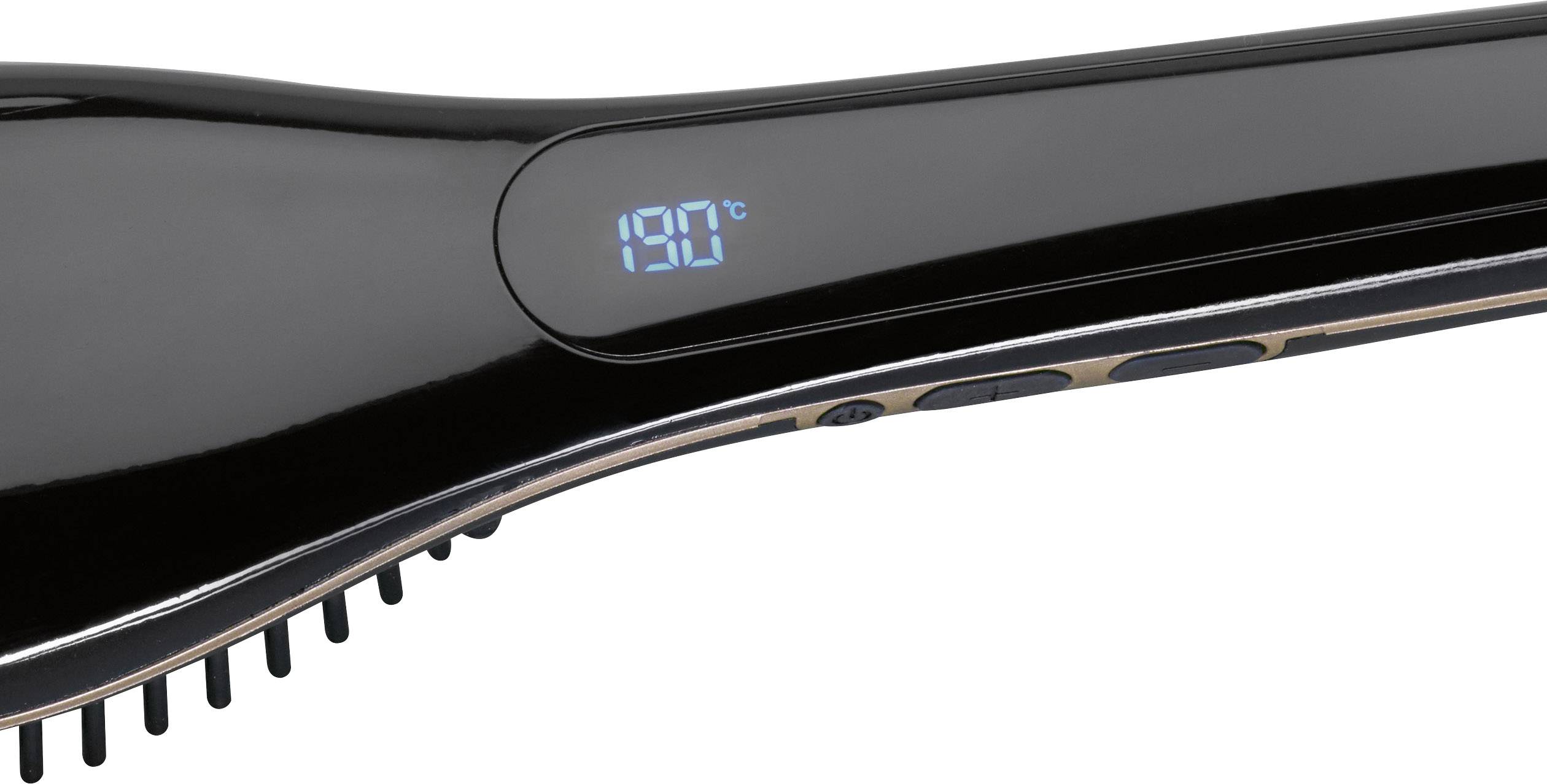 AEG GB 5687 Haarbürste Schwarz, Kupfer mit Ionisierung, automatische Abschaltung