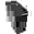 Phanteks P400S Midi-Tower PC-Gehäuse Schwarz, Weiß 2 vorinstallierte Lüfter, Für AIO Wasserkühlung geeignet, gedämmt