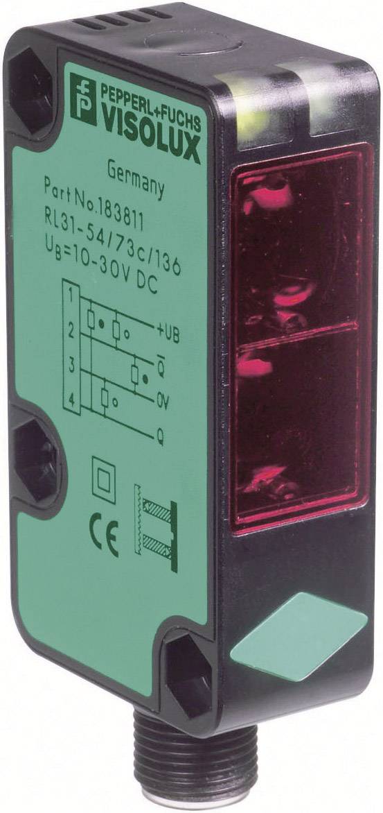 Pepperl+Fuchs Reflexions-Lichttaster RL31-8-1200-RT/73C/136 RL31-8-1200-RT/73C/136 hellschaltend 1 St.